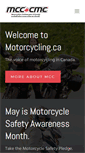 Mobile Screenshot of motorcycling.ca